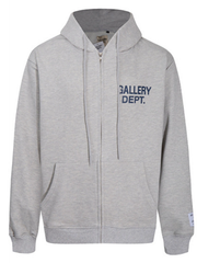 Gallery Dept. Navy Mark Fleece Zip Hoodie