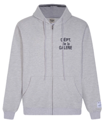 Gallery Dept. Slate Script Fleece Zip Hoodie