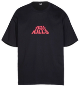 Gallery Dept. Black Coral Slogan Tee