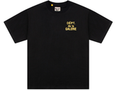 Gallery Dept. Black Golden Script Tee