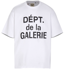 Gallery Dept. White French Script Tee