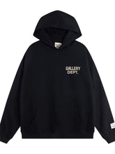 Gallery Dept. Cream Logo Fleece Hoodie