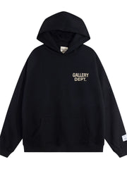 Gallery Dept. Cream Logo Fleece Hoodie