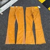 Gallery Dept. Caramel Patchwork Flare Jeans