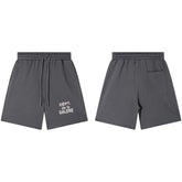 Gallery Dept. Charcoal French Script Fleece Shorts