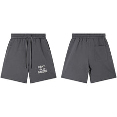 Gallery Dept. Charcoal French Script Fleece Shorts