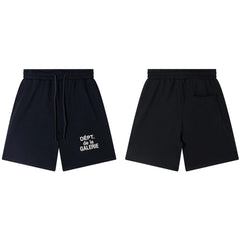 Gallery Dept. Black French Script Shorts