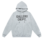 Gallery Dept. Grey Fleece Letter Hoodie