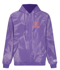 Gallery Dept. Satin Script Zip Hoodie