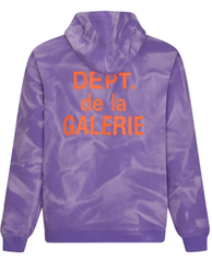 Gallery Dept. Satin Script Zip Hoodie