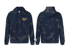 Gallery Dept. Navy Fleece Wash Zip Hoodie