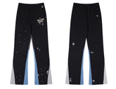 Gallery Dept. Black Splatter Flare Track Pants
