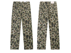 Gallery Dept. Olive Camo Straight-Leg Jeans