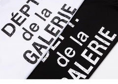 Gallery Dept. White Distressed Sleeve Tee