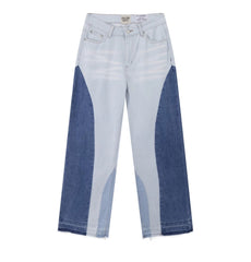 Gallery Dept. Two-Tone Washed Flare Jeans