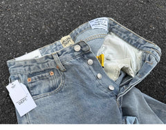 Gallery Dept. Contrast-Panel Split Flare Jeans