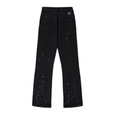 Gallery Dept. Black Paint-Splatter Flare Jeans