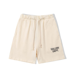 Gallery Dept. Cream Minimal Logo Shorts
