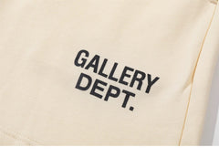 Gallery Dept. Cream Minimal Logo Shorts