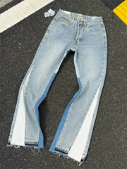 Gallery Dept. Contrast-Panel Split Flare Jeans