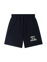 Gallery Dept. Black French Script Shorts