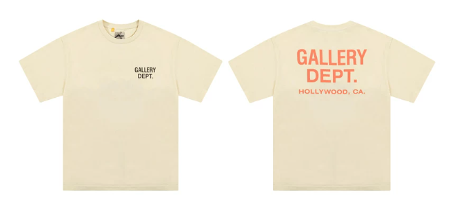 Gallery Dept. Cream Coral Hollywood Tee