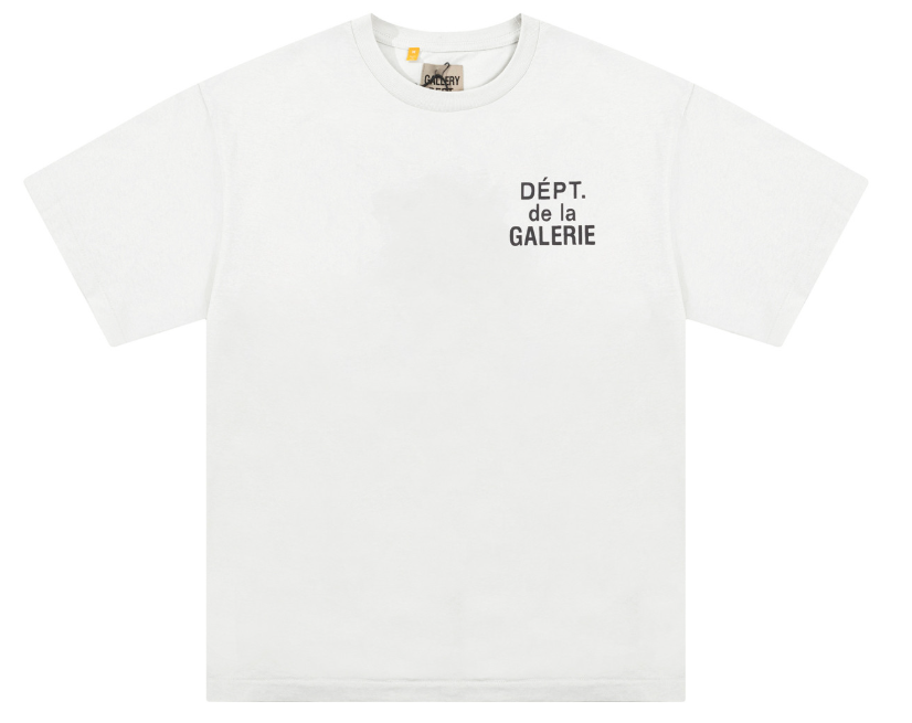 Gallery Dept. White Charcoal Logo Tee