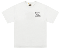 Gallery Dept. White Charcoal Logo Tee