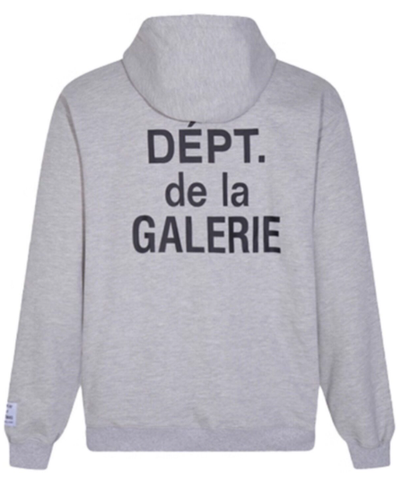 Gallery Dept. Slate Script Fleece Zip Hoodie