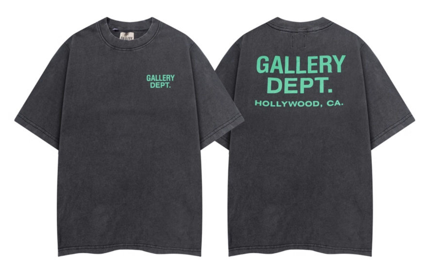 Gallery Dept. Mint Hollywood Acid Wash Tee