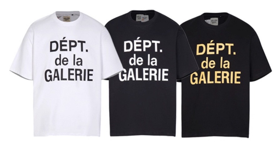 Gallery Dept. Black French Script Tee