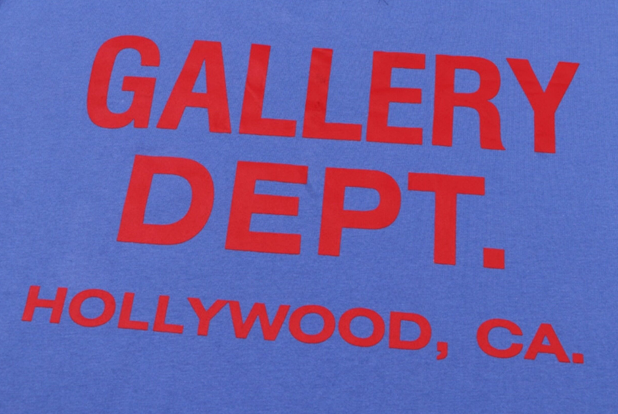 Gallery Dept. Royal Blue Red Logo Tee