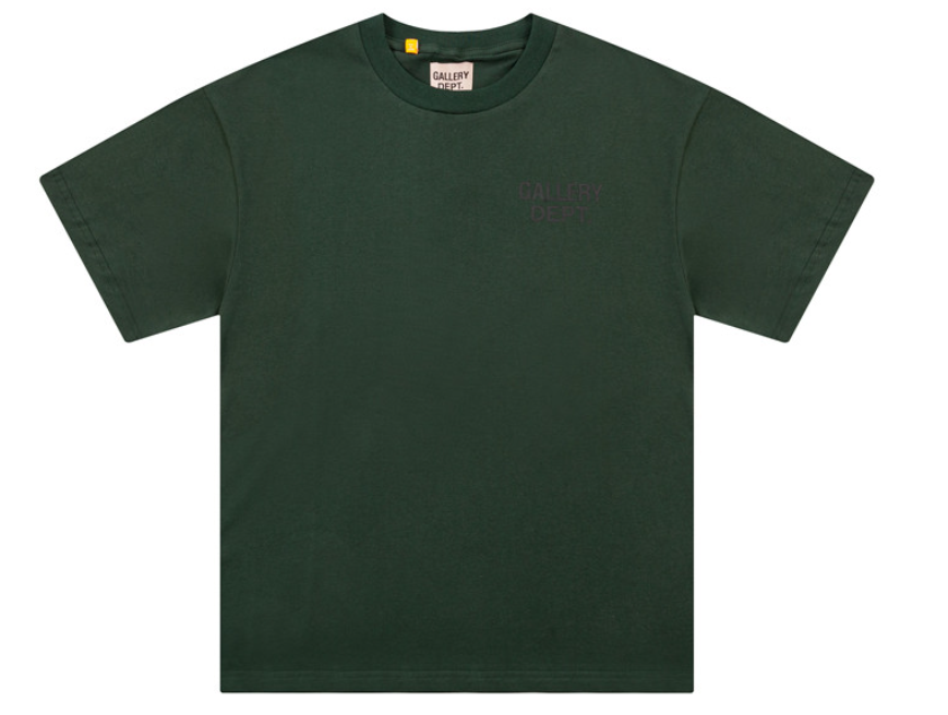 Gallery Dept. Forest Green Orange Logo Tee