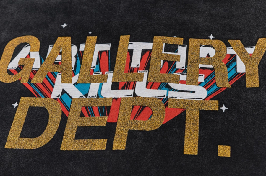 Gallery Dept. Charcoal Starburst Graphic Tee