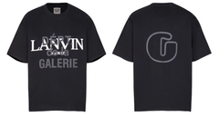 Lanvin x Gallery Dept. Black Logo Tee