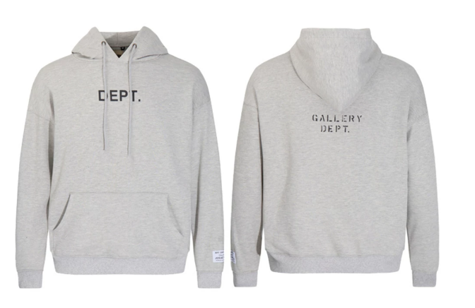 Gallery Dept. Classic Light Grey Pullover Hoodie
