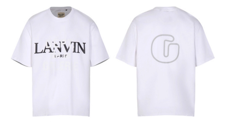 Lanvin x Gallery Dept. Black Logo Tee