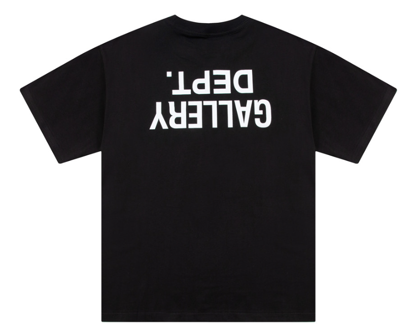 Gallery Dept. Black Inverted Logo Tee