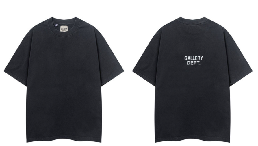Gallery Dept. Washed Black Back Logo Tee