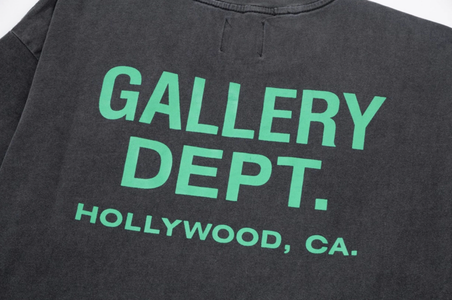 Gallery Dept. Mint Hollywood Acid Wash Tee
