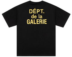 Gallery Dept. Black Golden Script Tee