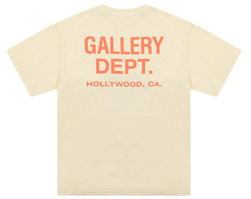 Gallery Dept. Cream Coral Hollywood Tee