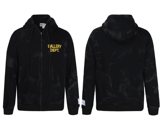 Gallery Dept. Shadow Wash Fleece Zip Hoodie