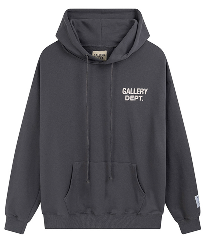 Gallery Dept. Graphite Fleece Logo Hoodie