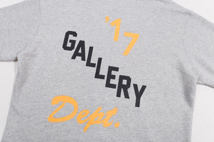 Gallery Dept. Grey Retro Boxing Zip Hoodie