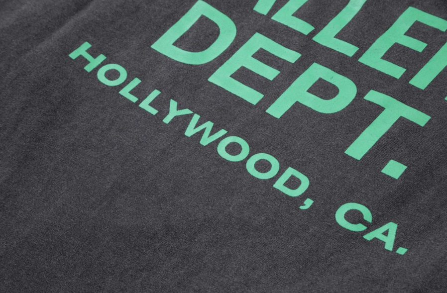 Gallery Dept. Mint Hollywood Acid Wash Tee