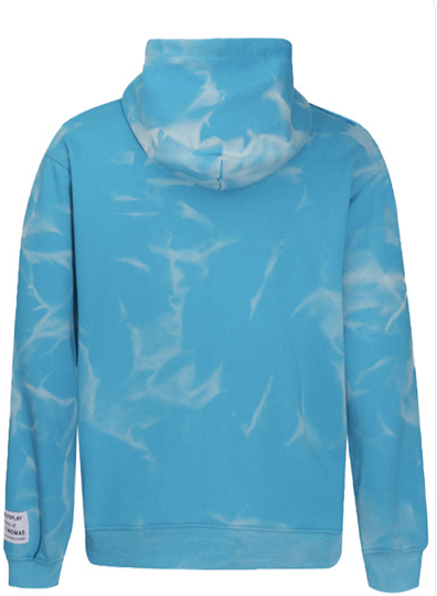 Gallery Dept. Sky Blue Tie-Dye Zip-Up Hoodie