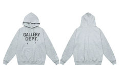 Gallery Dept. Grey Fleece Letter Hoodie