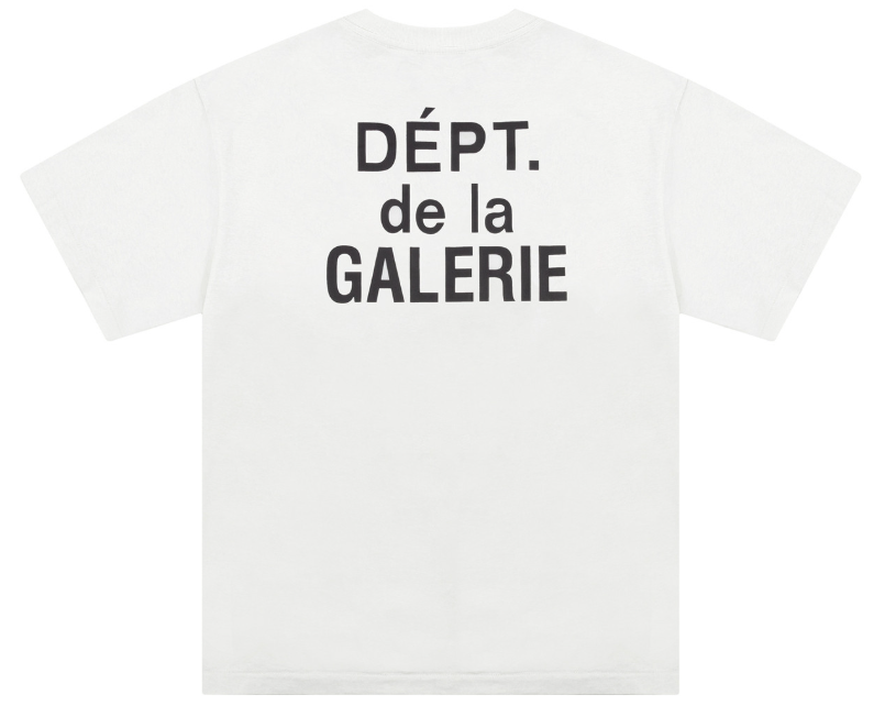 Gallery Dept. White Charcoal Logo Tee