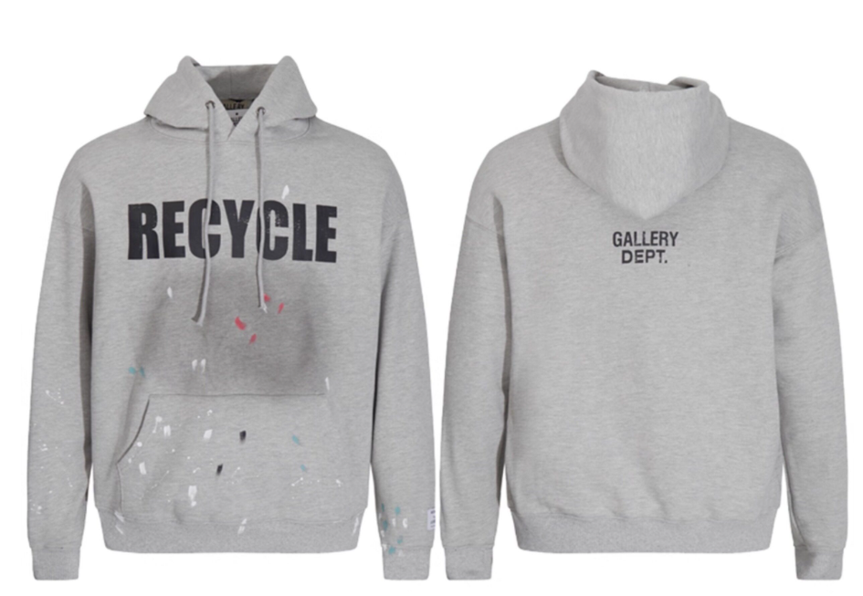 Gallery Dept. Recycle Fleece Graphic Hoodie